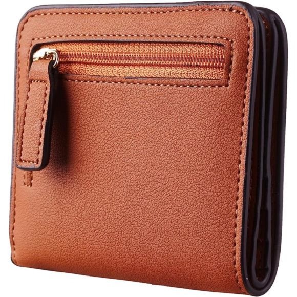 Womens Rfid Blocking Small Compact Bifold Luxury Genuine Leather Pocket Wallet - Picture 4 of 6